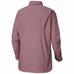 Columbia Pilsner Peak™ Ombre Stripe Långärmad Dam MörkRosa (AKWTJ2180)